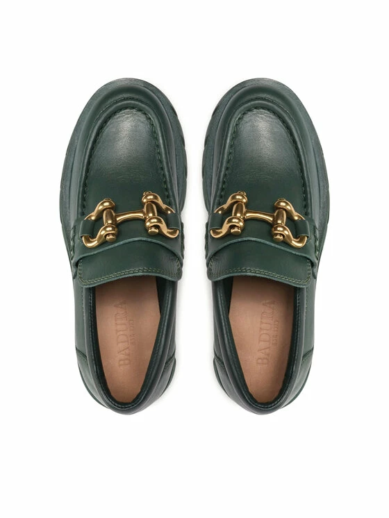 Νέος 🎁 Badura Γυναίκες Γοβάκια Κλειστά παπούτσια 222FW32 Πράσινο 👍 - Image 5