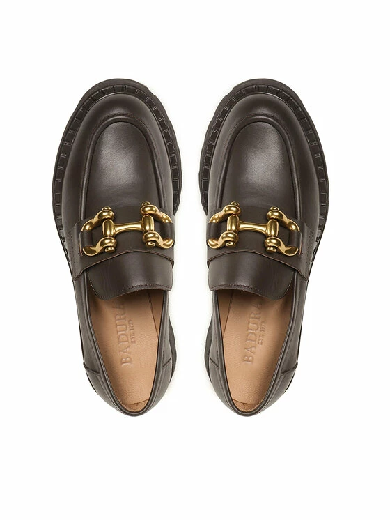 Προϋπολογισμός 🌟 Badura Γυναίκες Γοβάκια Κλειστά παπούτσια 222FW68 Καφέ ✨ - Image 5