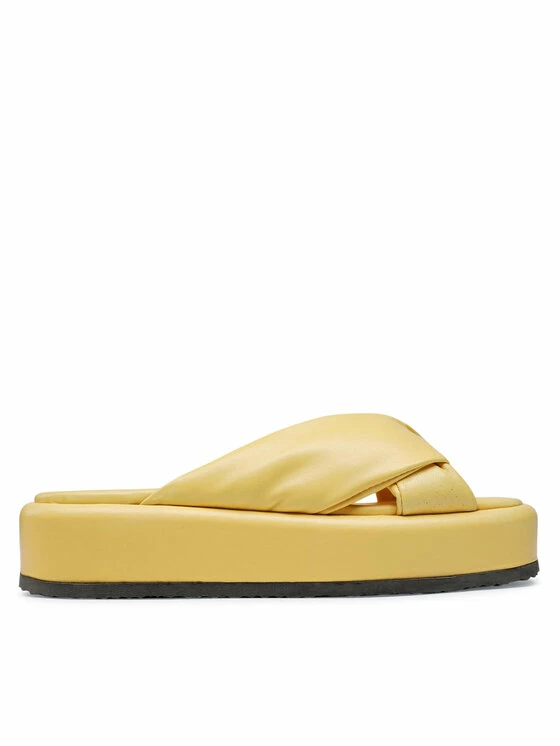 Προϋπολογισμός 😀 Badura Γυναίκες Παντόφλες 22SS11 Κίτρινο 🤩 - Image 2