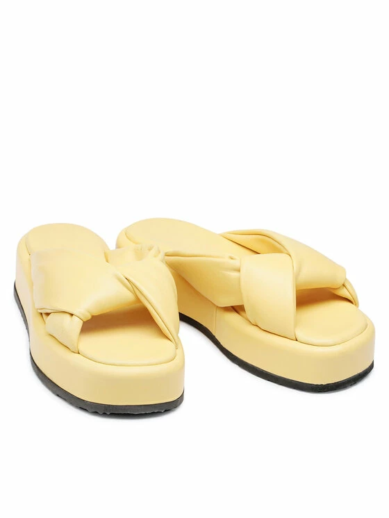 Προϋπολογισμός 😀 Badura Γυναίκες Παντόφλες 22SS11 Κίτρινο 🤩 - Image 5