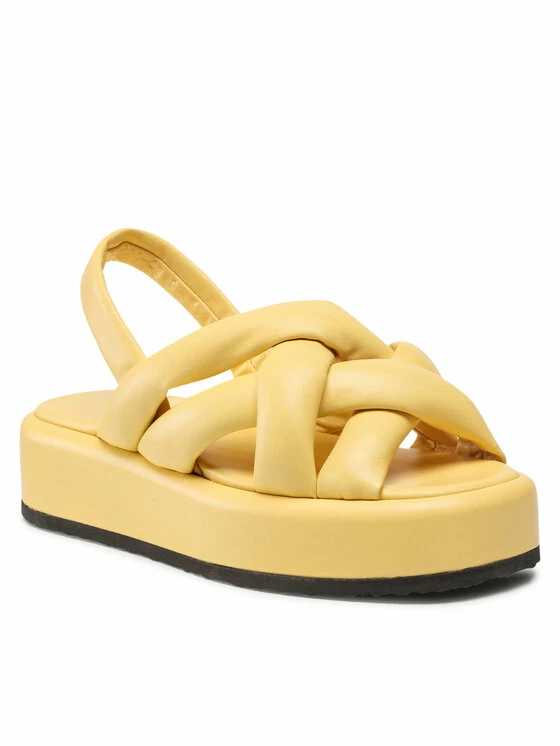 Εκπτωση 🔥 Badura Γυναίκες Σανδάλια 22SS09 Κίτρινο ❤️