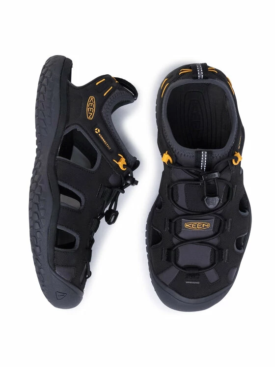 Καλύτερη πώληση 😉 Keen Παπούτσια Θαλάσσης Σανδάλια Solar 🩴 Sandal 1022246 Μαύρο ⌛ - Image 5