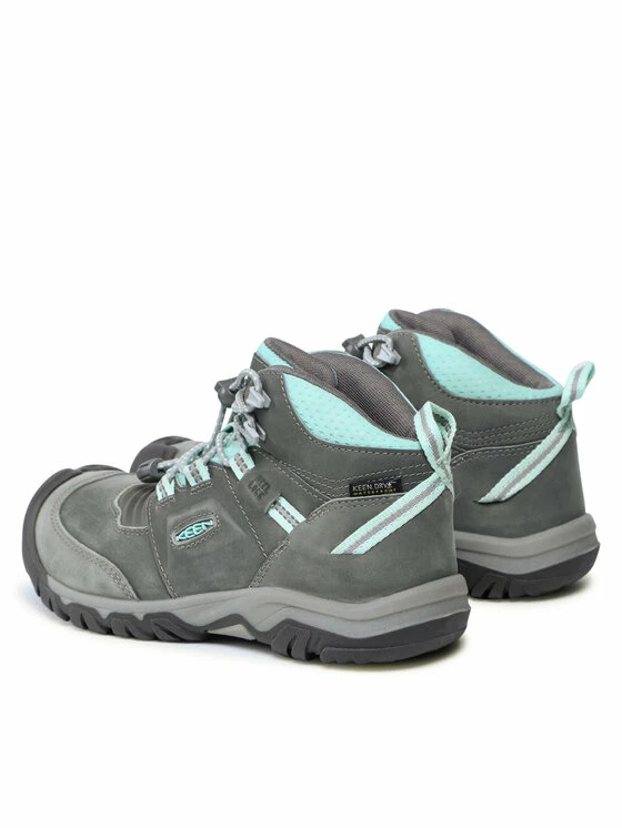 Καλύτερη πώληση 🔥 Keen Παιδιά Μπότες Χιονιού Παπούτσια πεζοπορίας Ridge Flex Mid Wp 1025583 Γκρι 🎉 - Image 3
