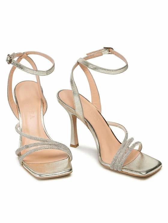 Συμφωνίες ✨ Badura Γυναίκες Σανδάλια 22907 Χρυσό 🧨 - Image 5