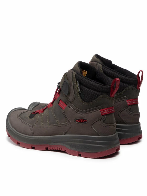 Αγορά 💯 Keen Παιδιά Μπότες Χιονιού Παπούτσια πεζοπορίας Redwood Mid Wp 1023885 Πράσινο 👏 - Image 3