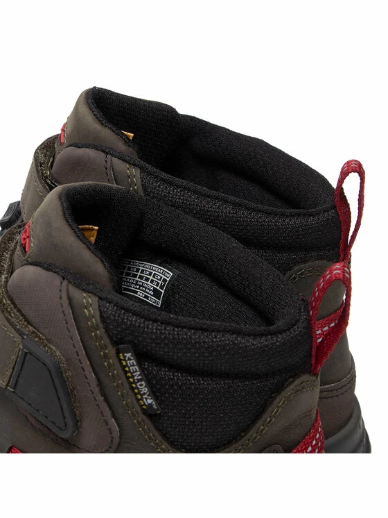 Αγορά 💯 Keen Παιδιά Μπότες Χιονιού Παπούτσια πεζοπορίας Redwood Mid Wp 1023885 Πράσινο 👏 - Image 6