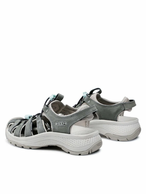 Νέος 🔔 Keen Γυναίκες Μπότες Χιονιού Σανδάλια Astoria West Leather W 1026150 Γκρι 😍 - Image 3