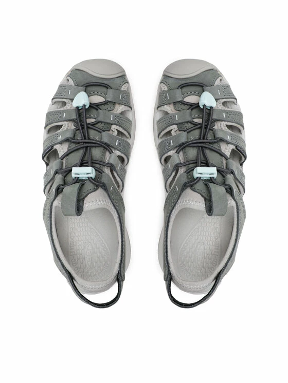 Νέος 🔔 Keen Γυναίκες Μπότες Χιονιού Σανδάλια Astoria West Leather W 1026150 Γκρι 😍 - Image 5