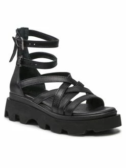 ΧΟΝΔΡΙΚΟ ΕΜΠΟΡΙΟ 👍 Badura Γυναίκες Σανδάλια 30001 Μαύρο 👏