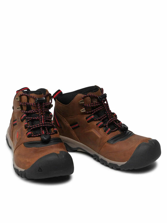 Best Pirce 🛒 Keen Παιδιά Μπότες Χιονιού Παπούτσια πεζοπορίας Ridge Flex Mid Wp 1025585 Καφέ 👍 - Image 5