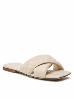 Ολοκαίνουργιο 👍 Badura Γυναίκες Παντόφλες U949 Μπεζ 🤩