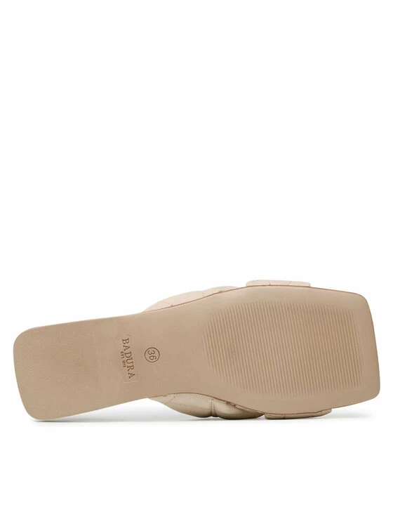 Ολοκαίνουργιο 👍 Badura Γυναίκες Παντόφλες U949 Μπεζ 🤩 - Image 4