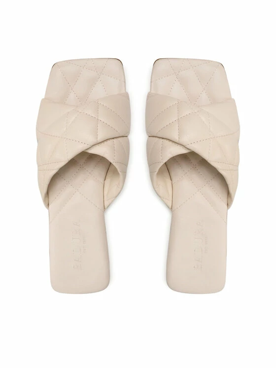 Ολοκαίνουργιο 👍 Badura Γυναίκες Παντόφλες U949 Μπεζ 🤩 - Image 6