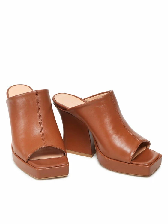 ΧΟΝΔΡΙΚΟ ΕΜΠΟΡΙΟ 🤩 Badura Γυναίκες Παντόφλες 22915 Καφέ 🎁 - Image 5