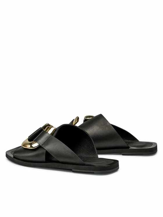 Συμφωνίες 🥰 Badura Γυναίκες Παντόφλες 11301 Μαύρο 🌟 - Image 3