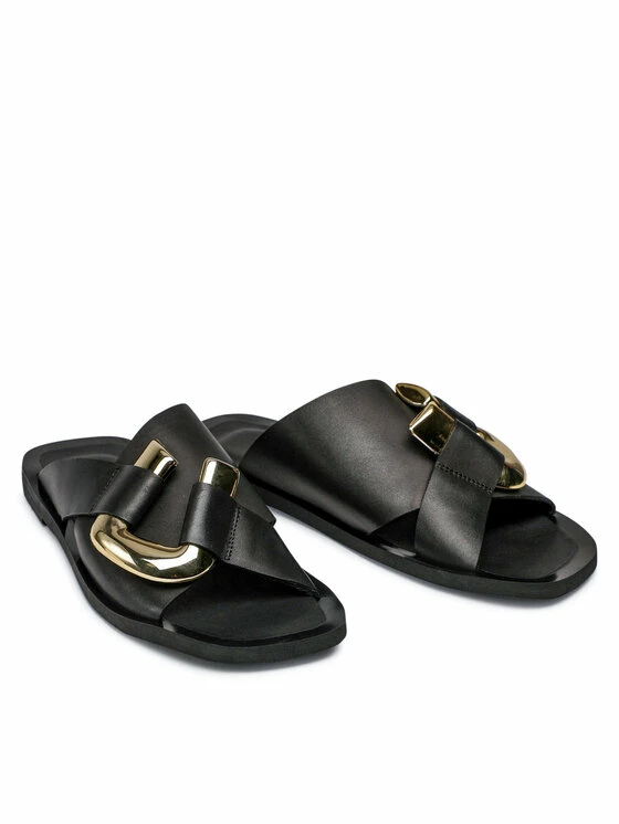 Συμφωνίες 🥰 Badura Γυναίκες Παντόφλες 11301 Μαύρο 🌟 - Image 5