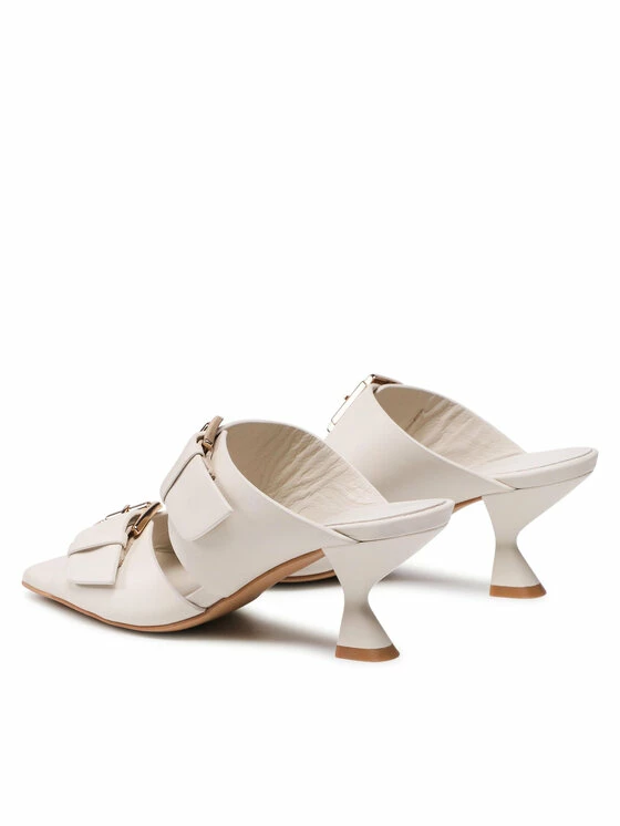 Φτηνός 😍 Badura Γυναίκες Παντόφλες 22902 Λευκό ✨ - Image 3