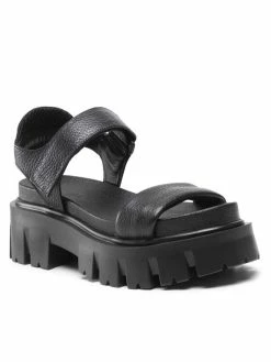 Εξοδος 🌟 Badura Γυναίκες Σανδάλια 22SS56 Μαύρο ❤️