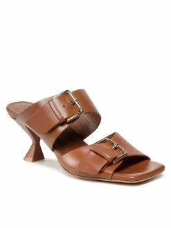 ΧΟΝΔΡΙΚΟ ΕΜΠΟΡΙΟ 🎉 Badura Γυναίκες Παντόφλες 22902 Καφέ 😀