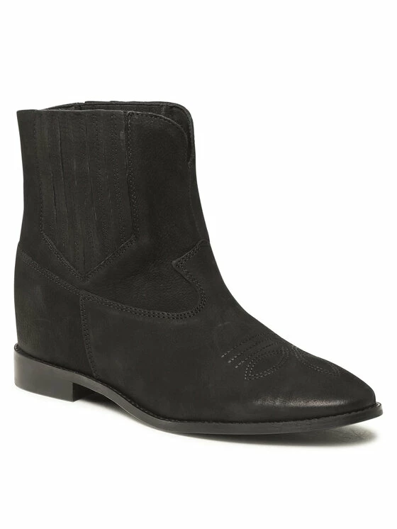 Ολοκαίνουργιο 🎁 Badura Γυναίκες Biker Μποτάκια Μποτάκια ALEGRA-06 Μαύρο 🌟