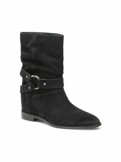 Συμφωνίες 🛒 Badura Γυναίκες Biker Μποτάκια Μποτάκια AGGA-02 Μαύρο 🥰