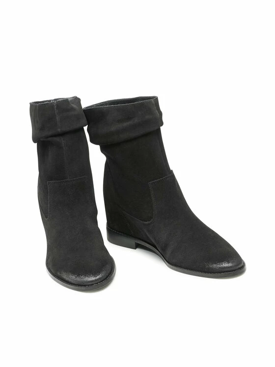 Συμφωνίες 🎁 Badura Γυναίκες Biker Μποτάκια Μποτάκια Alegra-08 Μαύρο ✔️ - Image 5