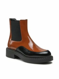 ΧΟΝΔΡΙΚΟ ΕΜΠΟΡΙΟ ⭐ Badura Γυναίκες Μποτάκια με λάστιχο I2126901NAB Καφέ 🎁