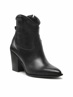 Συμφωνίες ⌛ Badura Γυναίκες Biker Μποτάκια Μποτάκια E22-23270NAP Μαύρο 😍