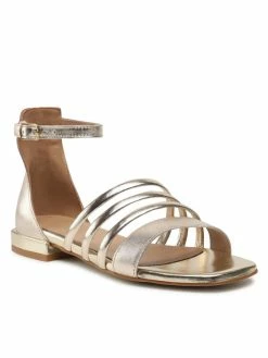 ΧΟΝΔΡΙΚΟ ΕΜΠΟΡΙΟ 🔔 Badura Γυναίκες Σανδάλια E22-21453IBT Χρυσό 👏