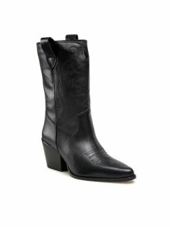 Αγορά 🤩 Badura Γυναίκες Biker Μποτάκια Μποτάκια 222FW92 Μαύρο ⭐